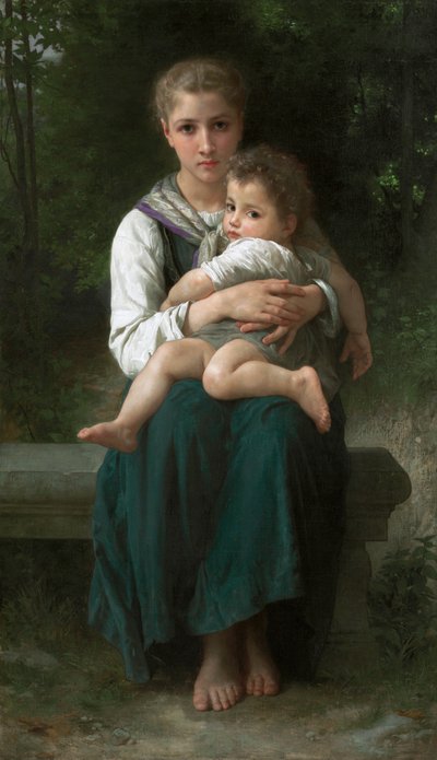 Las dos hermanas de William Adolphe Bouguereau